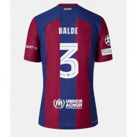 Fotbalové Dres Barcelona Alejandro Balde #3 Domácí 2023-24 Krátký Rukáv